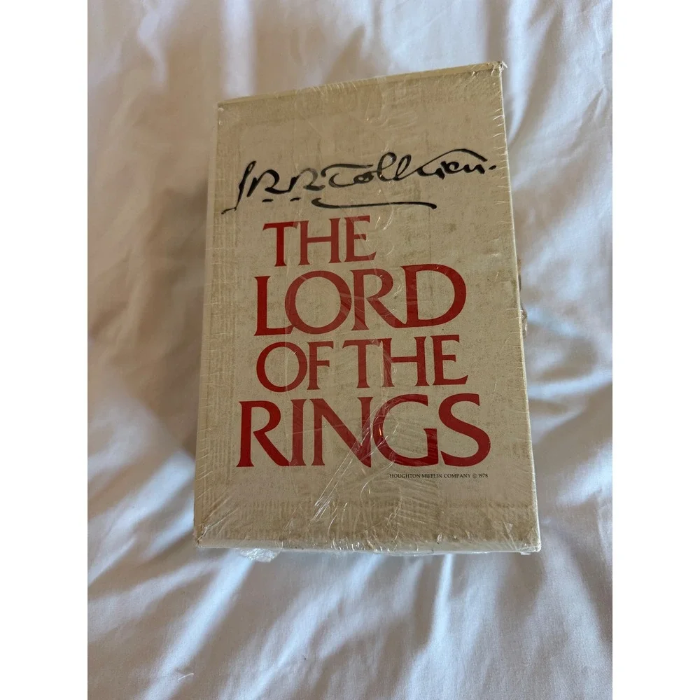 J.R.R. Tolkien The Lord of the Rings Box Set Sealed Houghton Mifflin 1978 Vintag